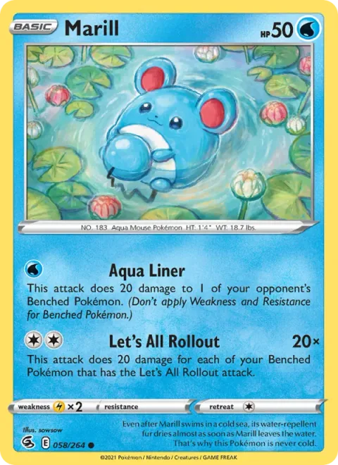 Marill [Aqua Liner | Let's All Rollout]