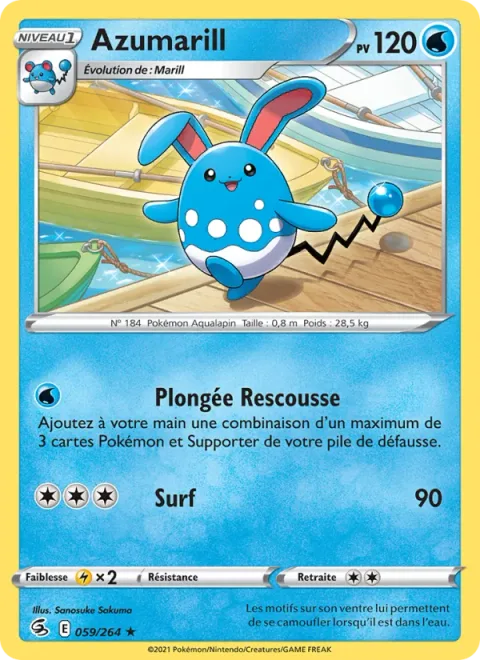 Azumarill [Dive and Rescue | Surf]