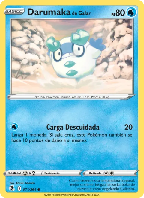 Galarian Darumaka [Reckless Charge]