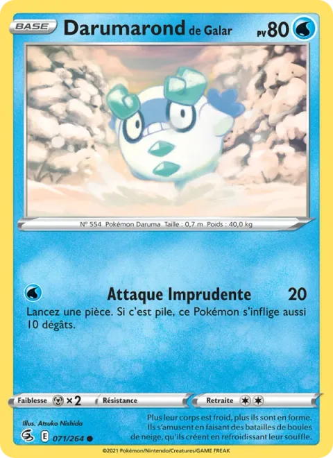 Galarian Darumaka [Reckless Charge]