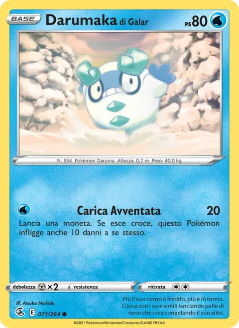 Galarian Darumaka [Reckless Charge]
