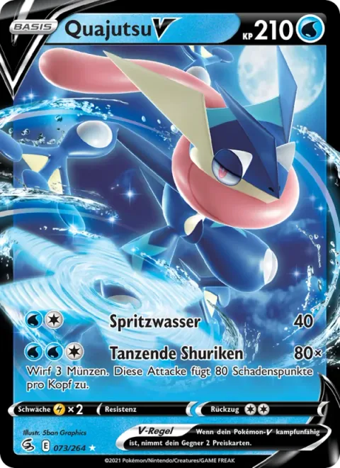 Greninja V [Water Drip | Dancing Shuriken]