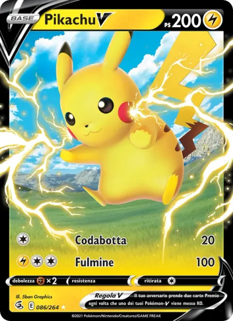 Pikachu V [Tail Whap | Thunderbolt]