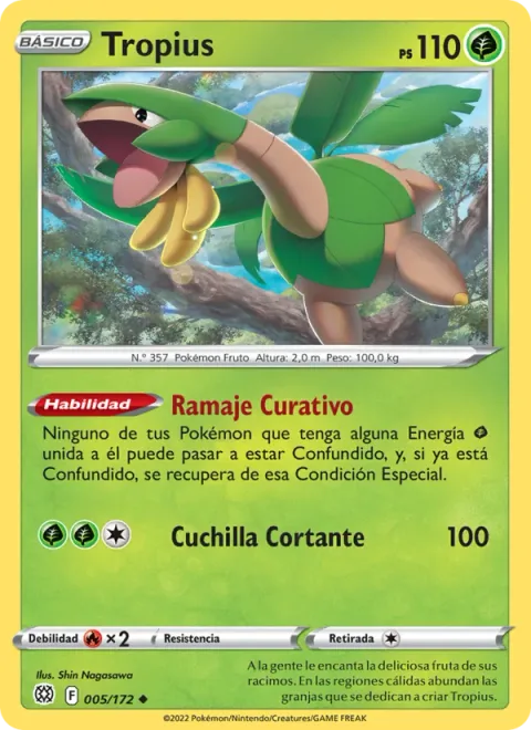 Tropius [Curative Bower | Slicing Blade]