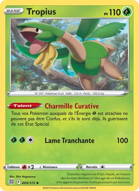 Tropius [Curative Bower | Slicing Blade]