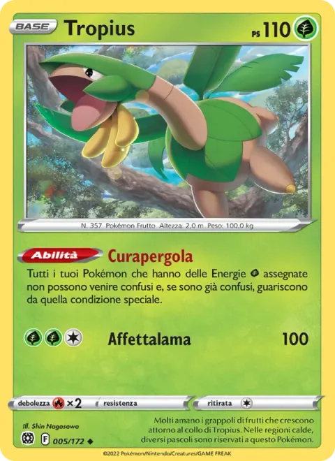 Tropius [Curative Bower | Slicing Blade]