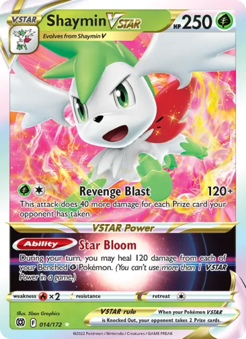 Shaymin VSTAR [Revenge Blast | Star Bloom]