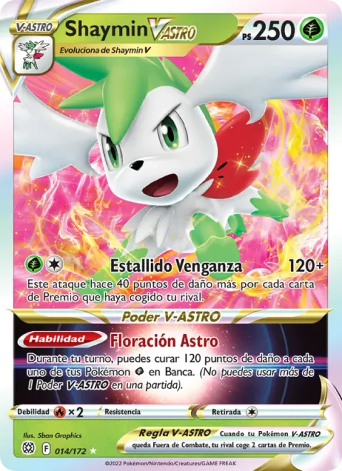 Shaymin VSTAR [Revenge Blast | Star Bloom]