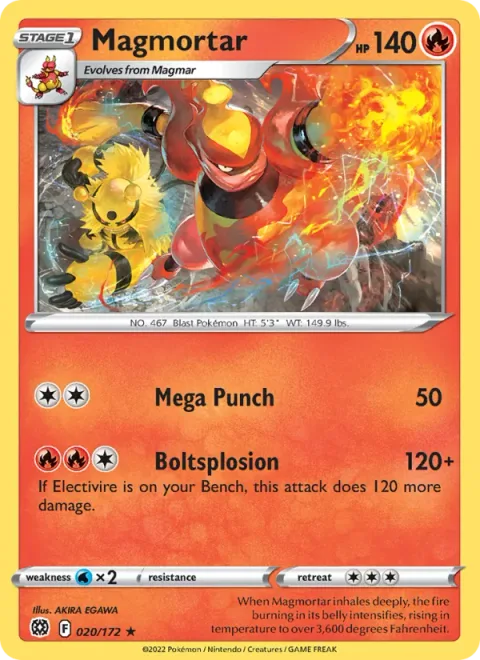 Magmortar [Mega Punch | Boltsplosion]