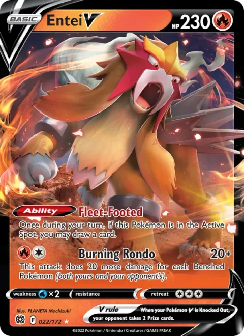 Entei V [Fleet-Footed | Burning Rondo]