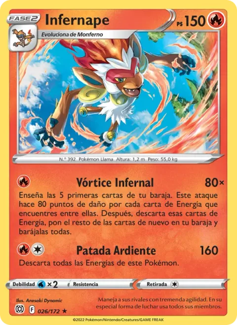 Infernape [Infernal Vortex | Burning Kick]