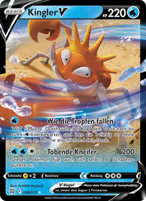 Kingler V [Falling Bubbles | Raging Pincer]