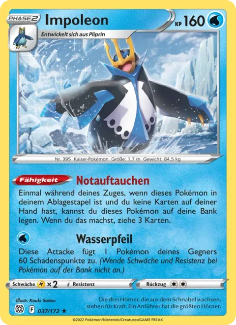 Empoleon [Emergency Surfacing | Water Arrow]