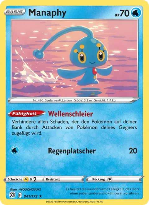 Manaphy [Wave Veil | Rain Splash]