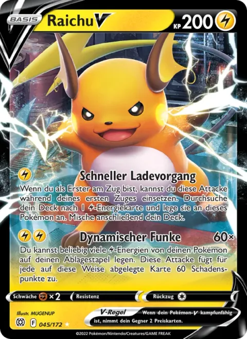 Raichu V [Fast Charge | Dynamic Spark]