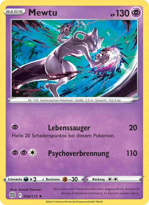 Mewtwo [Life Sucker | Psyburn]