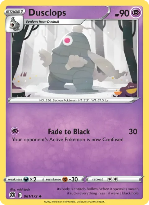 Dusclops [Fade to Black]
