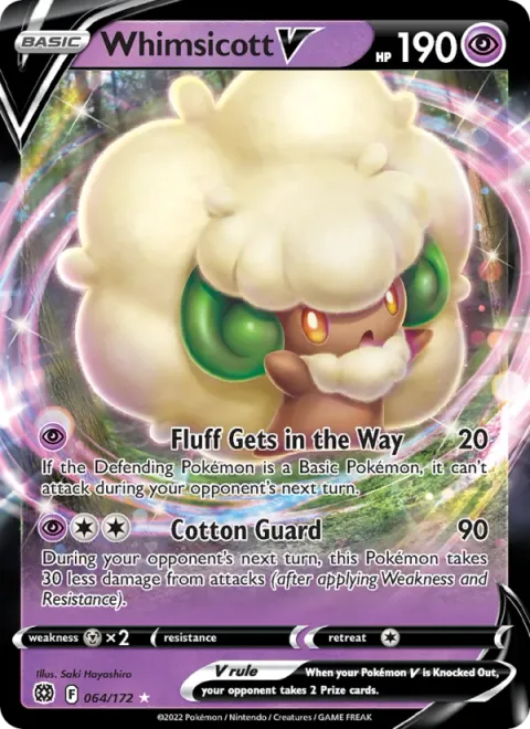 Whimsicott V [Fluff Gets in the Way | Cotton Guard]