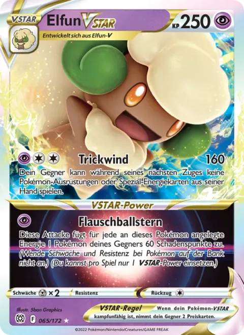 Whimsicott VSTAR [Trick Wind | Fluffball Star]