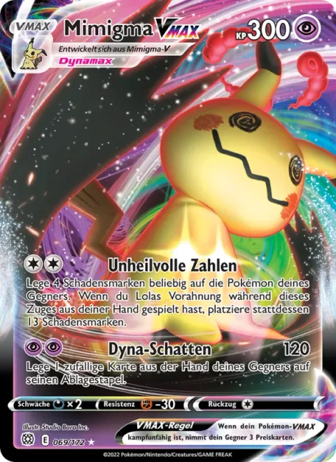 Mimikyu VMAX [Ominous Numbers | Max Shadow]