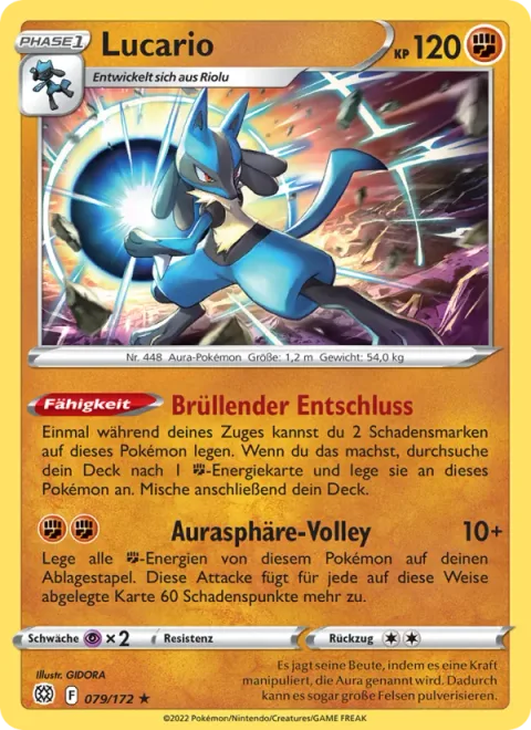 Lucario [Roaring Resolve | Aura Sphere Volley]