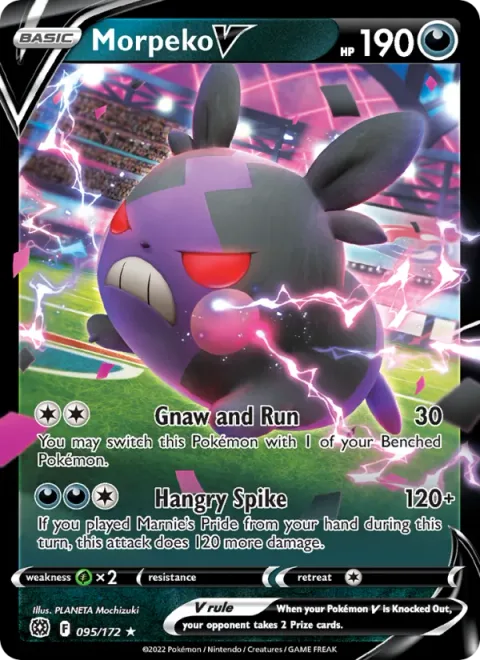 Morpeko V [Gnaw and Run | Hangry Spike]