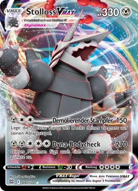 Aggron VMAX [Cracking Stomp | Max Take Down]