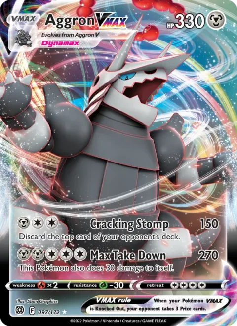 Aggron VMAX [Cracking Stomp | Max Take Down]
