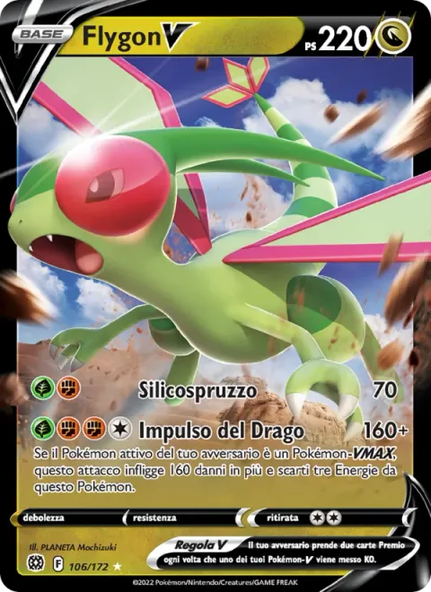 Flygon V [Sand Spray | Draconic Impulse]