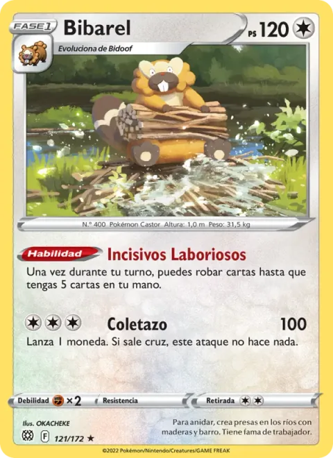 Bibarel [Industrious Incisors | Tail Smash]