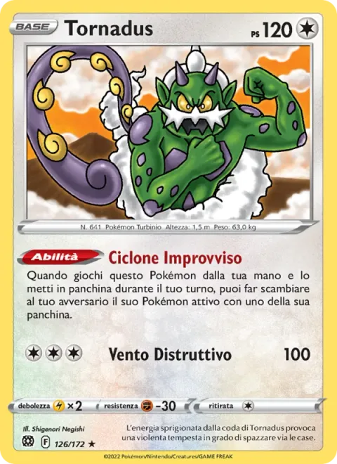 Tornadus [Sudden Cyclone | Blasting Wind]