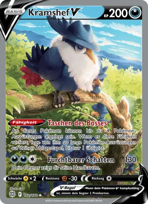 Honchkrow V [Boss Pockets | Fearsome Shadow]