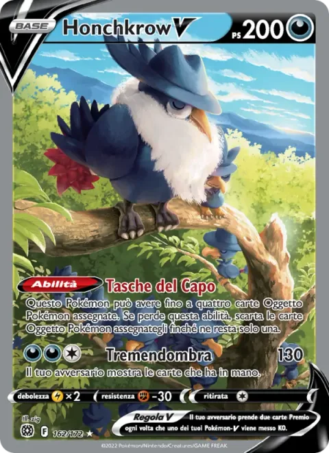 Honchkrow V [Boss Pockets | Fearsome Shadow]