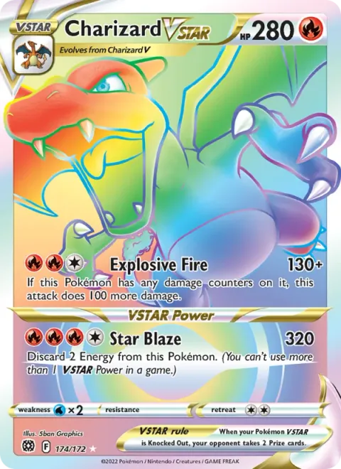 Charizard VSTAR [Explosive Fire | Star Blaze]