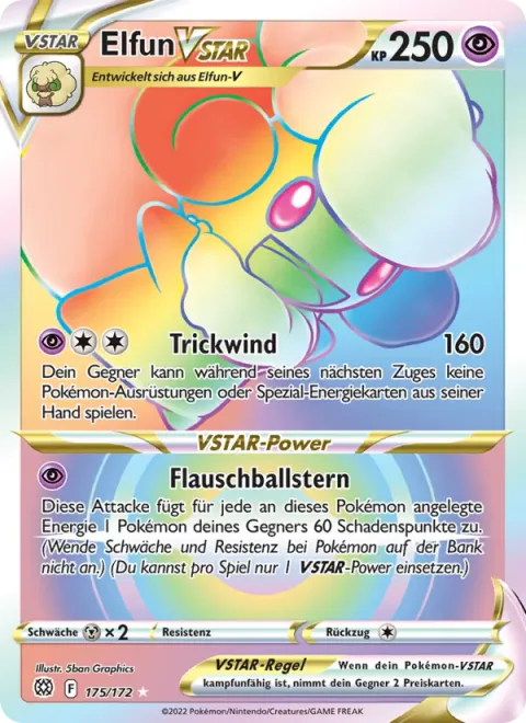 Whimsicott VSTAR [Trick Wind | Fluffball Star]