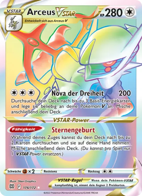 Arceus VSTAR [Trinity Nova | Starbirth]