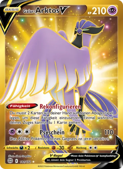 Galarian Articuno V [Reconstitute | Psyray]