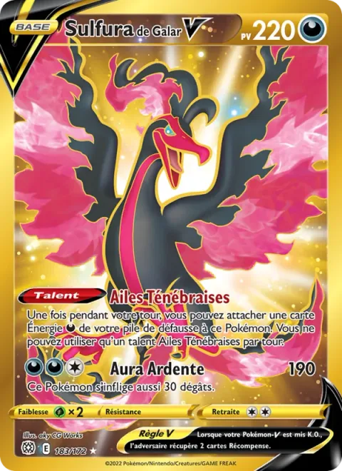 Galarian Moltres V [Direflame Wings | Aura Burn]