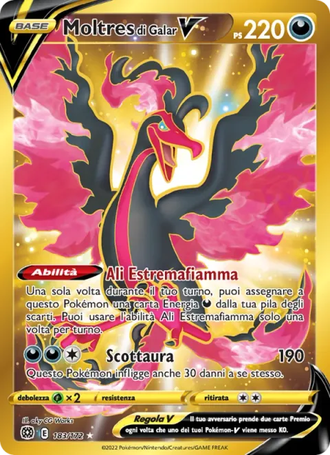 Galarian Moltres V [Direflame Wings | Aura Burn]
