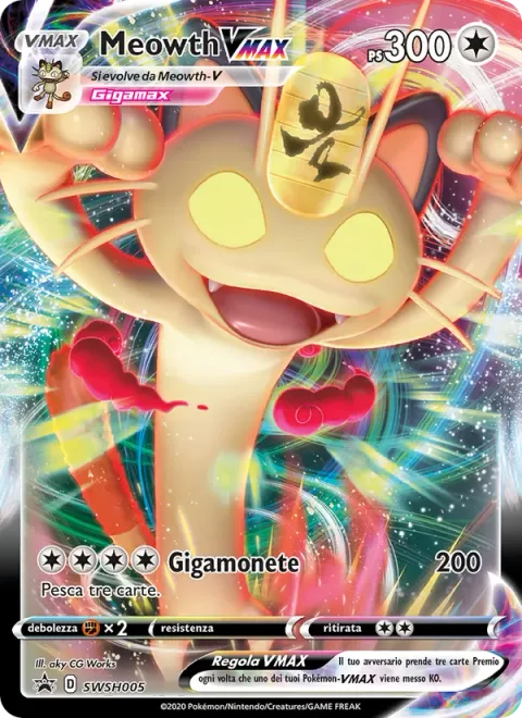 Meowth VMAX [G-Max Gold Rush]