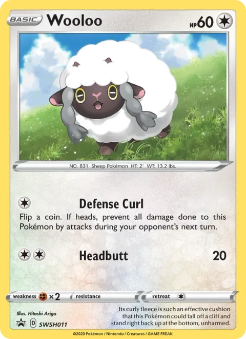 Wooloo [Defense Curl | Headbutt]