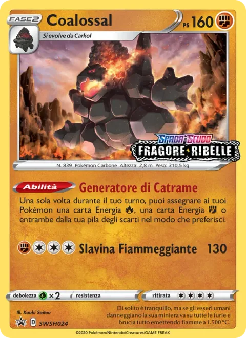 Coalossal [Tar Generator | Flaming Avalanche]