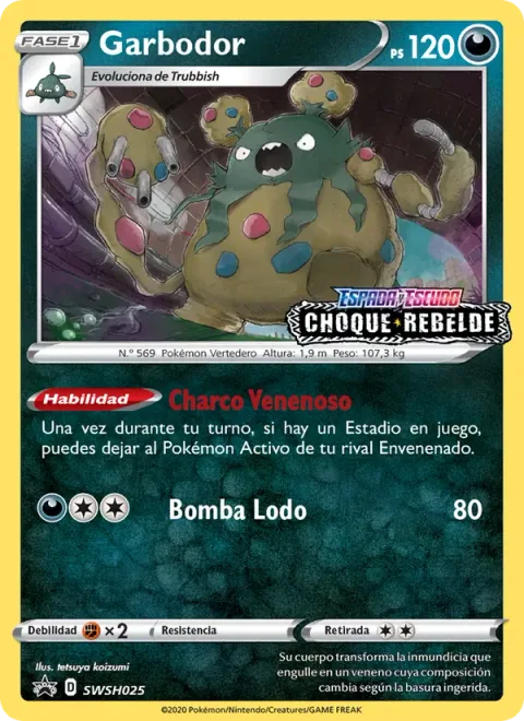 Garbodor [Poisonous Puddle | Sludge Bomb]
