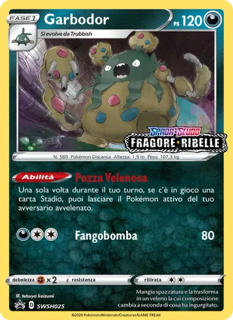 Garbodor [Poisonous Puddle | Sludge Bomb]
