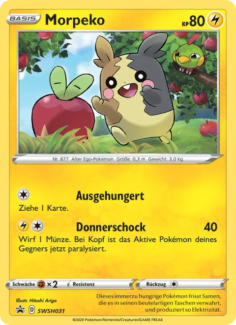Morpeko [Famished | Thunder Shock]