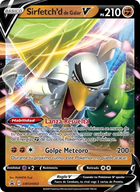 Galarian Sirfetch'd V [Resolute Spear | Meteor Smash]