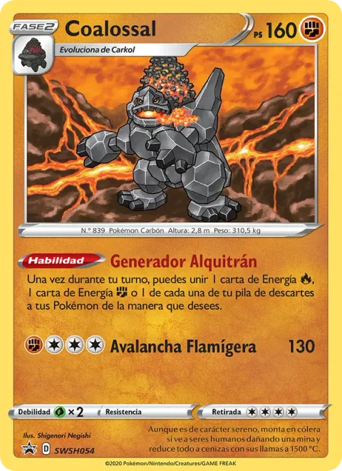 Coalossal [Tar Generator | Flaming Avalanche]