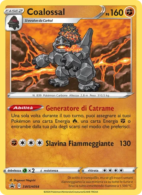 Coalossal [Tar Generator | Flaming Avalanche]