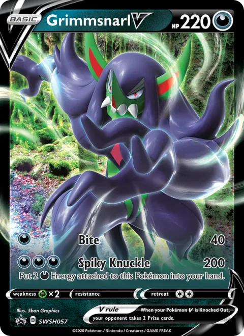 Grimmsnarl V [Bite | Spiky Knuckle]