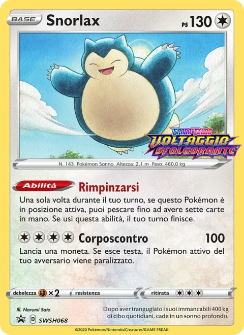 Snorlax [Gormandize | Body Slam]